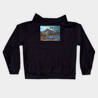 Three Hills and Lake Kids Hoodie